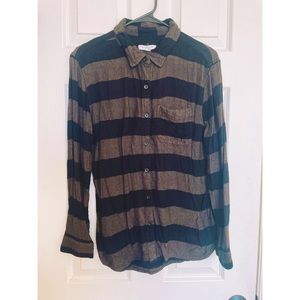 BeachLunchLounge flannel button-down flannel